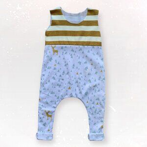 NWOT Handmade Deer Print Jumpsuit